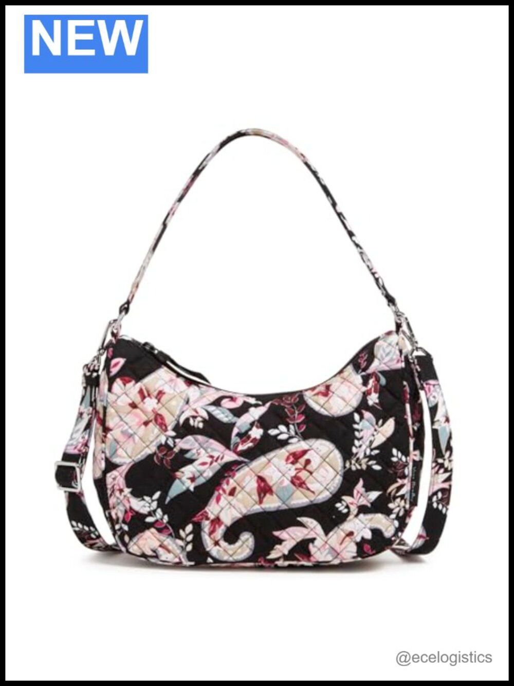 Cotton Crossbody Purse Adjustable Strap Machine Washable
